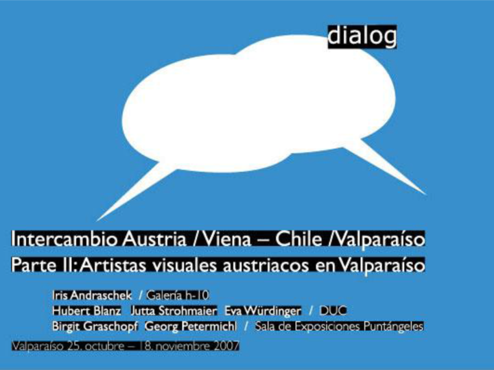 Exposición DIALOG Artistas visuales austriacos en Valparaíso